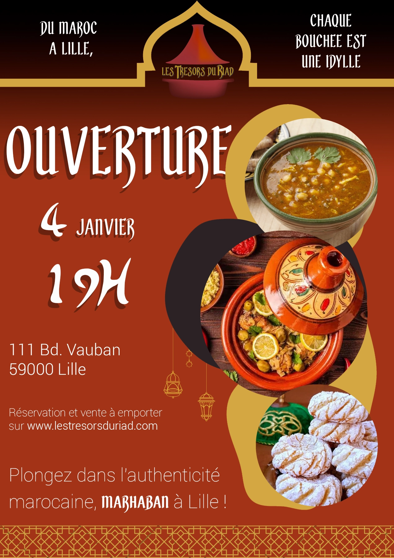 Affiche les trésors du riad